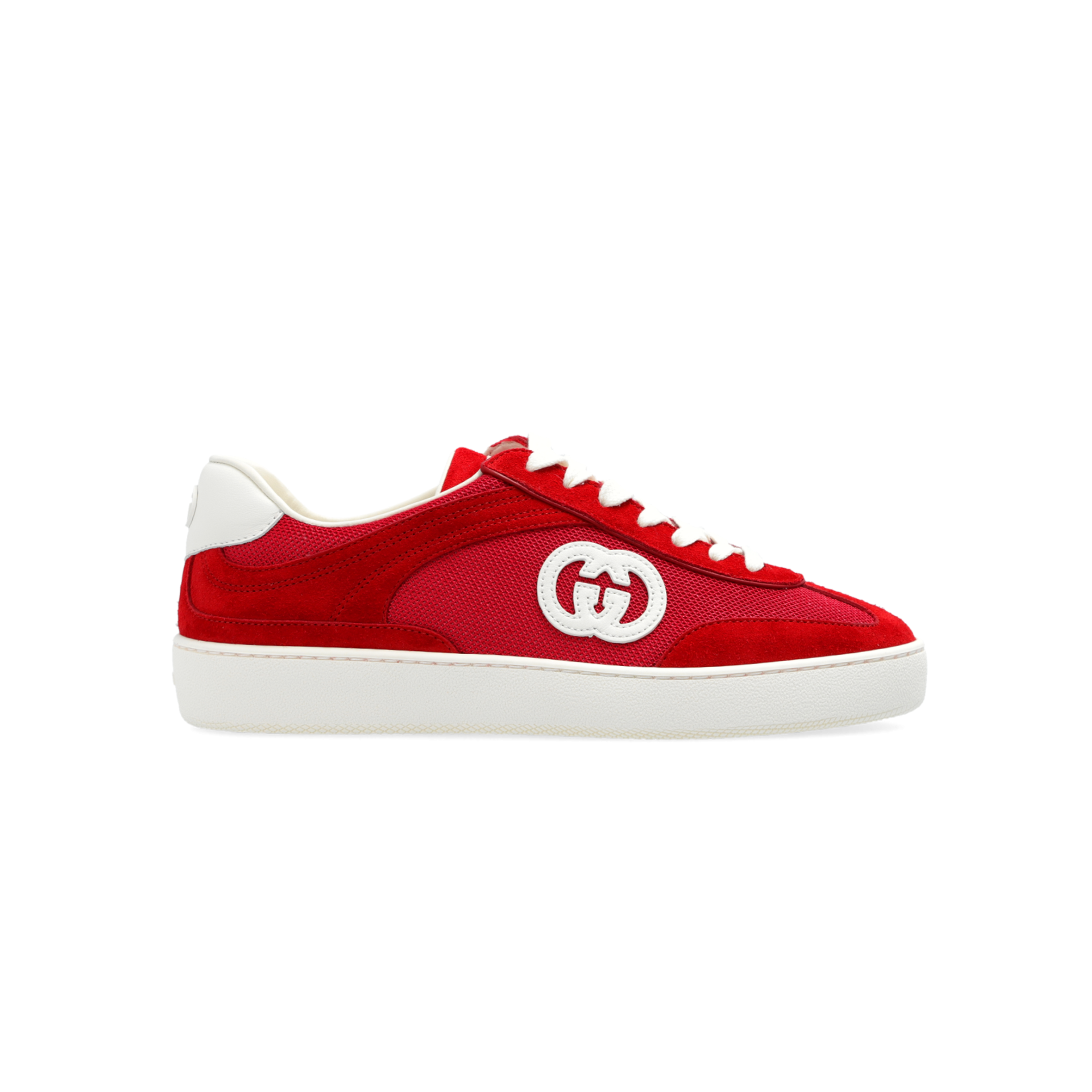 GUCCI RED SNEAKERS WITH LOGO 791742